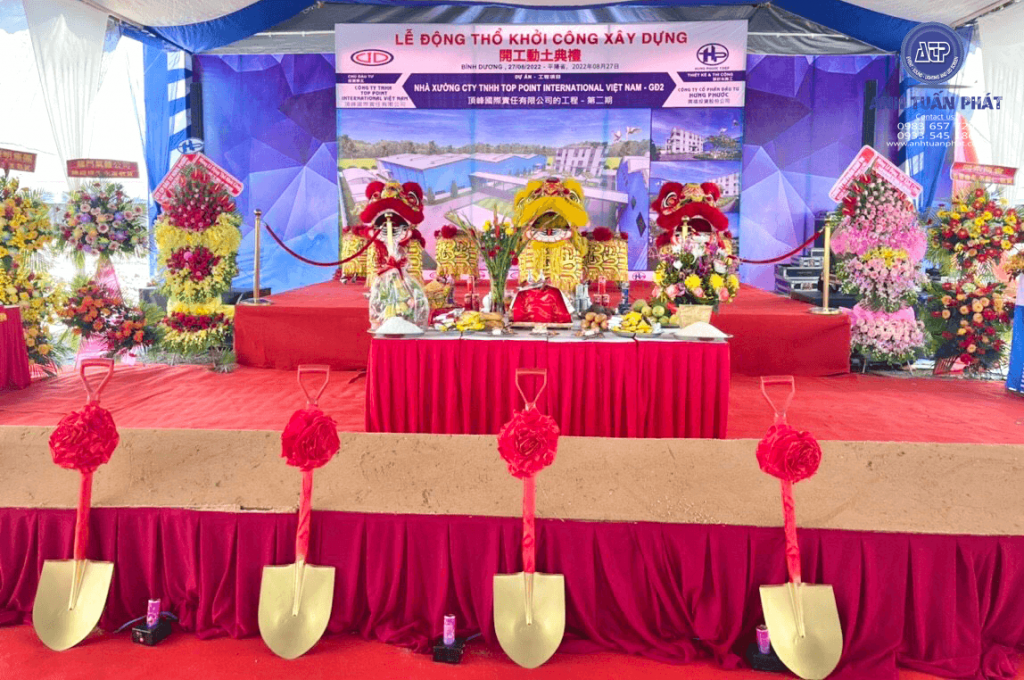 Tổ chức lễ khởi công tại Bình Dương 32 Tổ chức lễ khởi công tại Bình Dương