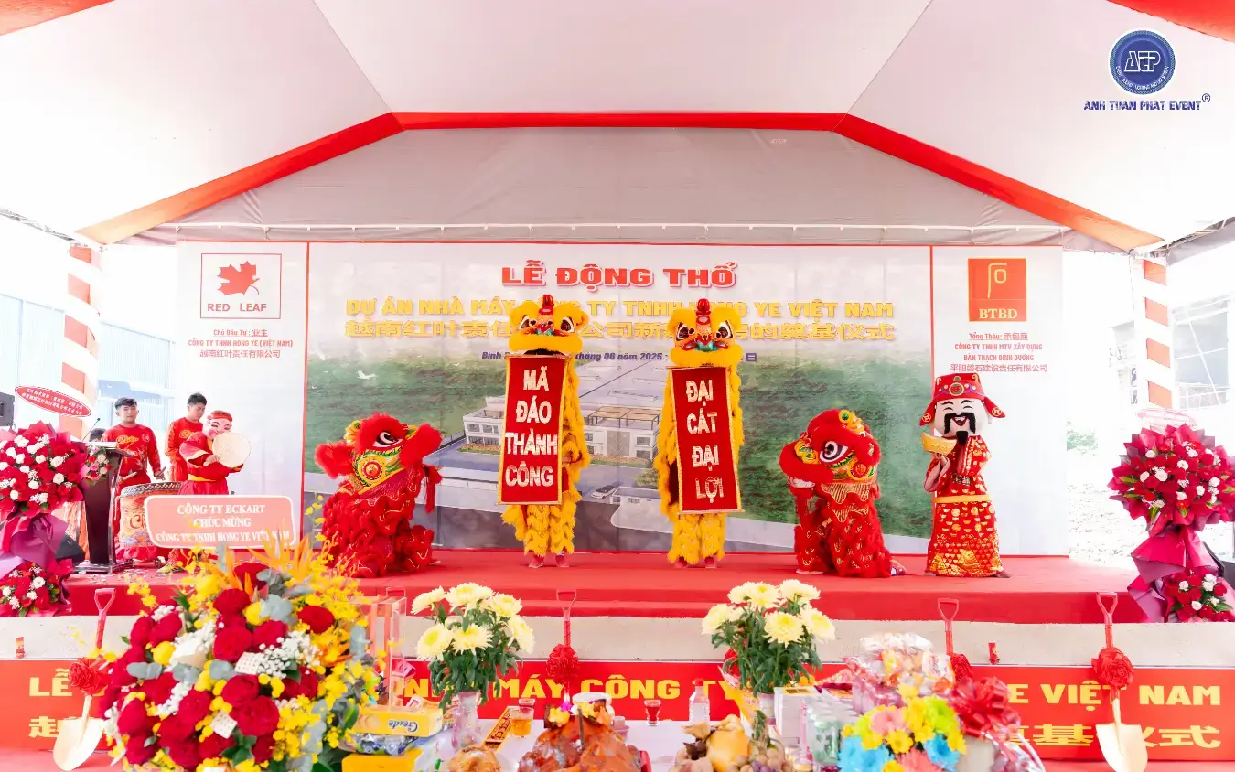 Tổ chức Lễ Động Thổ tại Bình Dương